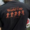 Playera Oversize Negra y Naranja World Cup OV5014 — vista posterior