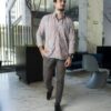 Camisa de Minicuadro de Multicolor FOR3209 — detalle