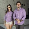 Camisas de Mini Cuadros Rojo, Marino FOR3266 y FOR3267 — ambos modelos (1)