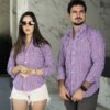Camisas de Mini Cuadros Rojo, Marino FOR3266 y FOR3267 — ambos modelos (3)