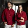 Camisa básica vino | FOR3438 - Imagen 5