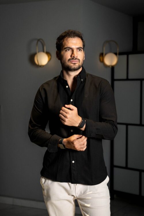 Camisa básica negro | FOR3440