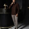 Camisa básica chocolate | FOR3442 - Imagen 3