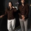Camisa básica chocolate | FOR3443 - Imagen 6
