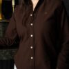 Camisa básica chocolate | FOR3443 - Imagen 4