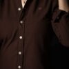 Camisa básica chocolate | FOR3443 - Imagen 5