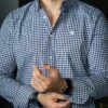 Camisa de cuadros azul y marino | FOR3450 - Imagen 5