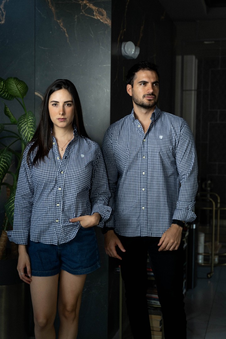 Camisa de cuadros azul y marino | FOR3450 - Imagen 6