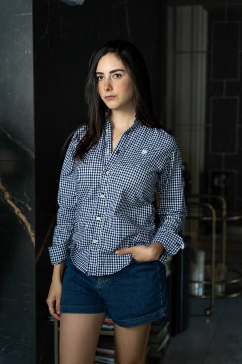 Alternative view of Camisa de cuadros Azul y Marino | FOR3451