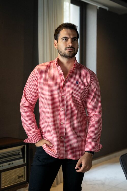Camisa de cuadros rojo | FOR3452