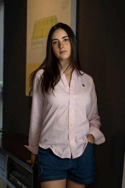 Camisa de cuadros rosa | FOR3455