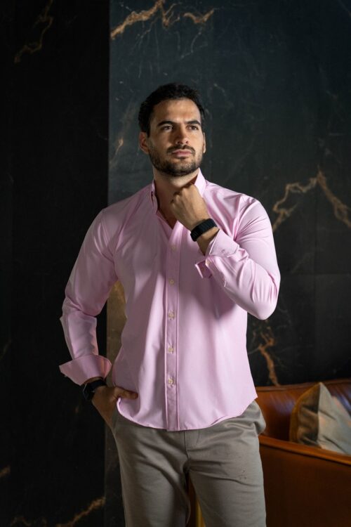 Alternative view of Camisa Dryflex rosa | FOR3430
