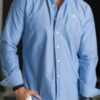Camisa básica azul mezclilla | FOR3434 - Imagen 4