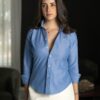 Camisa básica azul y mezclilla | FOR3435 - Imagen 2