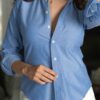 Camisa básica azul y mezclilla | FOR3435 - Imagen 5