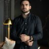 Camisa básica negra | FOR3458