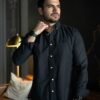 Camisa básica negra | FOR3458 - Imagen 2