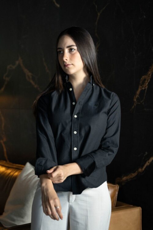 Camisa básica negra | FOR3459
