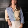 Camisa de rayas amarillo | FOR3463 - Imagen 2
