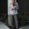 Camisa de rayas menta | FOR3466 - Imagen 3