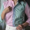 Camisa de rayas Menta | FOR3467 - Imagen 4