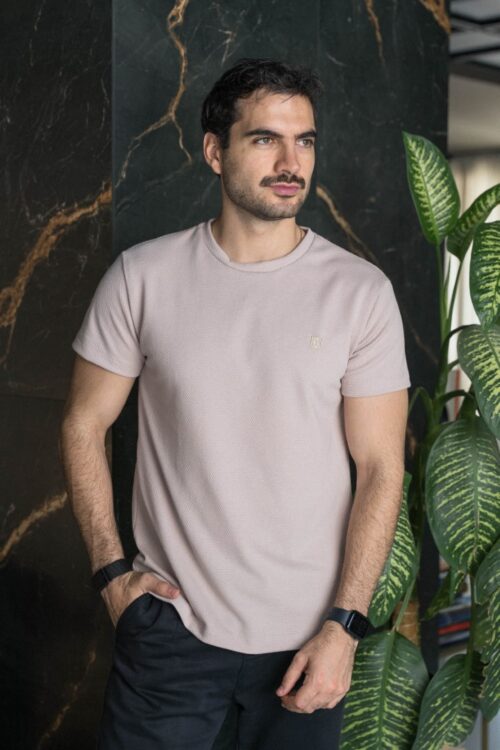 Playera básica beige | PT0008