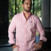 Camisa de mini rayas Rosa | FOR3446