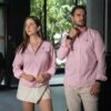 Camisa de mini rayas Rosa | FOR3446 - Imagen 5