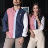 Camisa de combinaciones marino, rosa, cielo y blanco | FOR3477 - Imagen 5