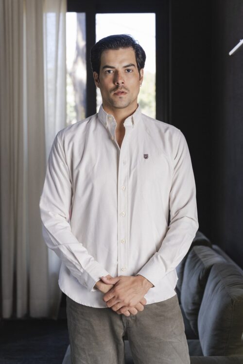 Camisa básica hueso | FOR3484