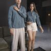 Camisa básica azul | FOR3487 - Imagen 6