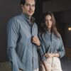 Camisa básica azul | FOR3487 - Imagen 7