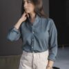 Camisa básica azul | FOR3487 - Imagen 2