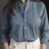 Camisa básica azul | FOR3487 - Imagen 4