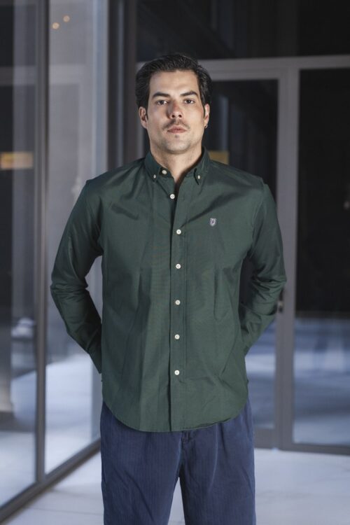 Camisa básica verde | FOR3488