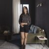 Camisa básica café | FOR3491 - Imagen 3