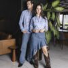 Camisa de cuadros cielo y blanco | FOR3493 - Imagen 7