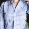 Camisa de cuadros cielo y blanco | FOR3494 - Imagen 4