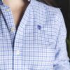 Camisa de cuadros cielo y blanco | FOR3494 - Imagen 5