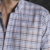 Camisa de cuadros azul y café | FOR3495 - Imagen 6