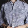 Camisa de cuadros verde y marino | FOR3498 - Imagen 3